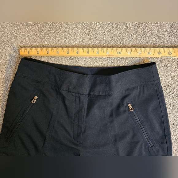 Tail Black Comfort Fit Flat Front Golf Shorts Women's Size 6 - Picture 2 of 9